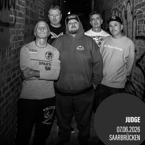 Judge - Storming Through Europe - 07.06.2026 - Saarbrücken - Sektor Heimat